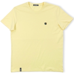 textil Herr T-shirts & Pikétröjor Organic Monkey The Great Cubini T-Shirt - Yellow Mango Gul