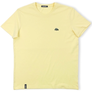 textil Herr T-shirts & Pikétröjor Organic Monkey Summer Wheels T-Shirt - Yellow Mango Gul