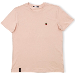 textil Herr T-shirts & Pikétröjor Organic Monkey Strawberry T-Shirt - Salmon Rosa