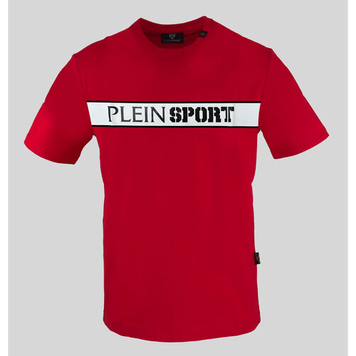 textil Herr T-shirts Philipp Plein Sport - tips405 Röd