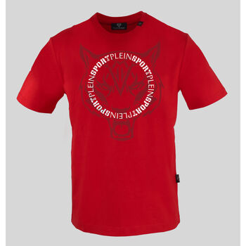 textil Herr T-shirts Philipp Plein Sport - tips402 Röd