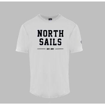 textil Herr T-shirts North Sails - 9024060 Vit