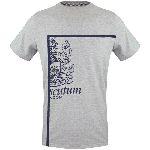 textil Herr T-shirts Aquascutum - tsia127 Grå