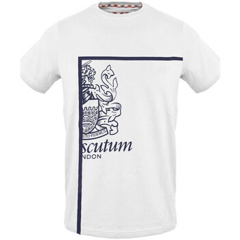 textil Herr T-shirts Aquascutum - tsia127 Vit