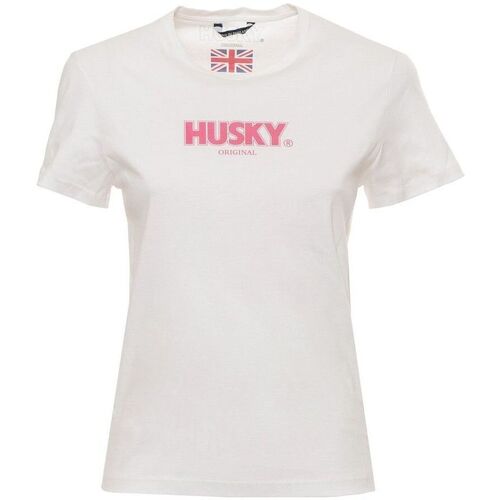 textil Dam T-shirts Husky - hs23cedtc35co296-sophia Vit
