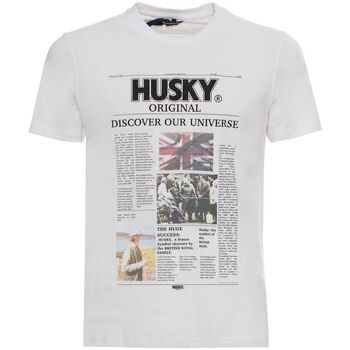 textil Herr T-shirts Husky - hs23beutc35co196-tyler Vit