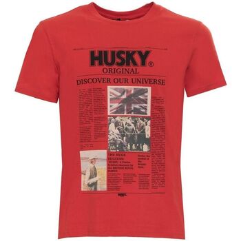 textil Herr T-shirts Husky - hs23beutc35co196-tyler Röd