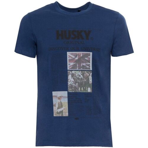 textil Herr T-shirts Husky - hs23beutc35co196-tyler Blå