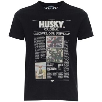 textil Herr T-shirts Husky - hs23beutc35co196-tyler Svart