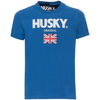 textil Herr T-shirts Husky - hs23beutc35co177-john Blå