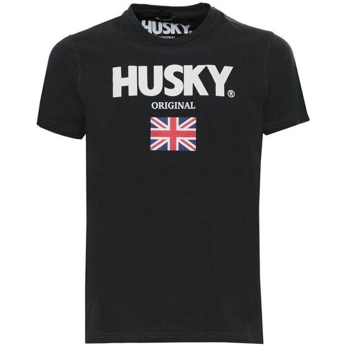 textil Herr T-shirts Husky - hs23beutc35co177-john Svart