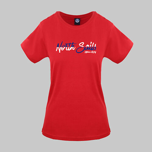 textil Dam T-shirts North Sails - 9024310 Röd