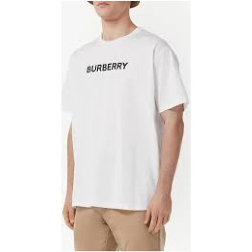 textil Herr T-shirts Burberry 8055309 Vit