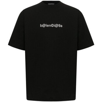textil Herr T-shirts Balenciaga 620969 TIV50 Svart
