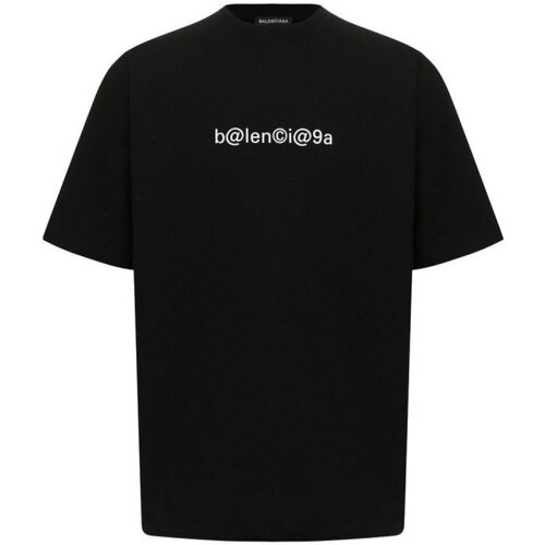textil Herr T-shirts Balenciaga 620969 TIV50 Svart