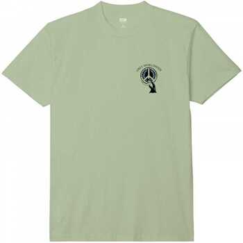 textil Herr T-shirts & Pikétröjor Obey peace delivery Grön