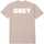 textil Herr T-shirts & Pikétröjor Obey Bold  2 Beige