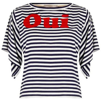 textil Dam T-shirts & Pikétröjor Rinascimento CFC0119329003 Blå