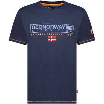 textil Herr T-shirts Geo Norway SY1311HGN-Navy Marin