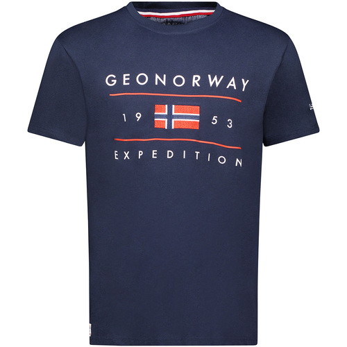 textil Herr T-shirts Geo Norway SY1355HGN-Navy Marin