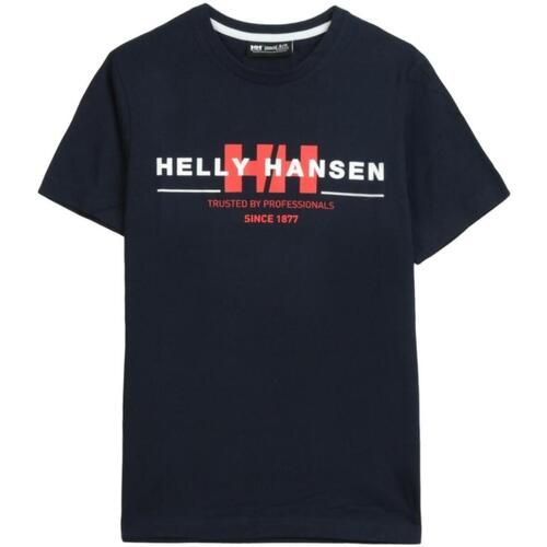 textil Herr T-shirts Helly Hansen  Blå
