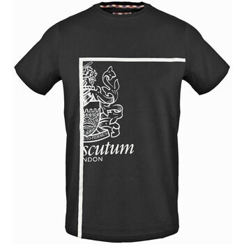 textil Herr T-shirts Aquascutum - tsia127 Svart