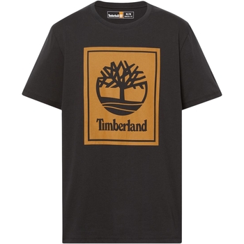textil Herr T-shirts Timberland 236625 Svart