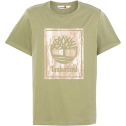 textil Herr T-shirts Timberland 236610 Grön