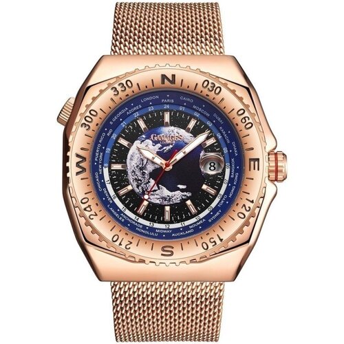 Klockor & Smycken Herr Armbandsur Gamages Of London GA1332 Rosa