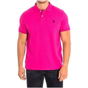textil Herr T-shirts & Pikétröjor U.S Polo Assn. 61423-357 Rosa