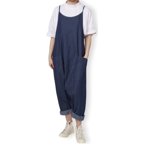 textil Dam Uniform Wendy Trendy Jumpsuit 110706 - Denim Blå