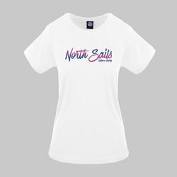 textil Dam T-shirts North Sails - 9024310 Vit