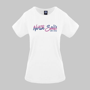 textil Dam T-shirts North Sails - 9024310 Vit