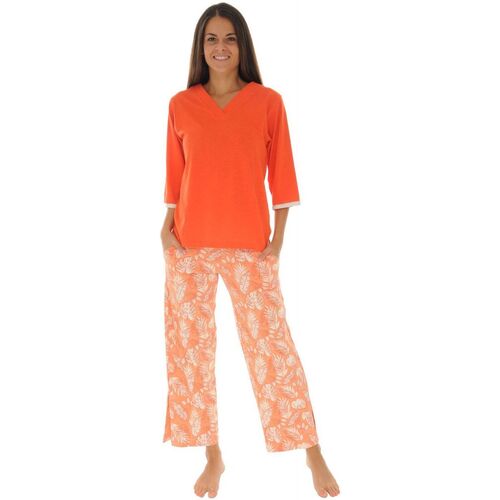 textil Dam Pyjamas/nattlinne Christian Cane GARDELIA Orange