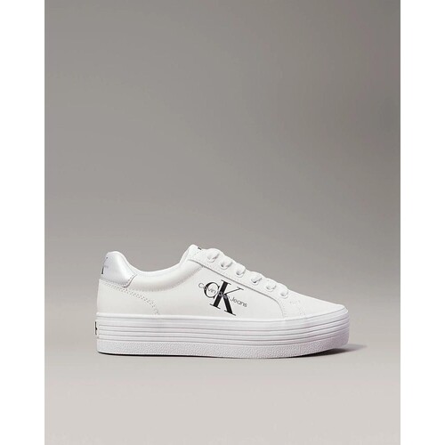 Skor Dam Sneakers Calvin Klein Jeans YW0YW014740K9 Vit