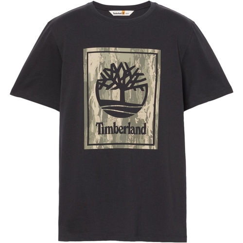textil Herr T-shirts Timberland 236620 Svart