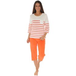 textil Dam Pyjamas/nattlinne Christian Cane GENTIANE Orange