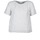 textil Dam T-shirts Manoush COTONNADE SMOCKEE Vit
