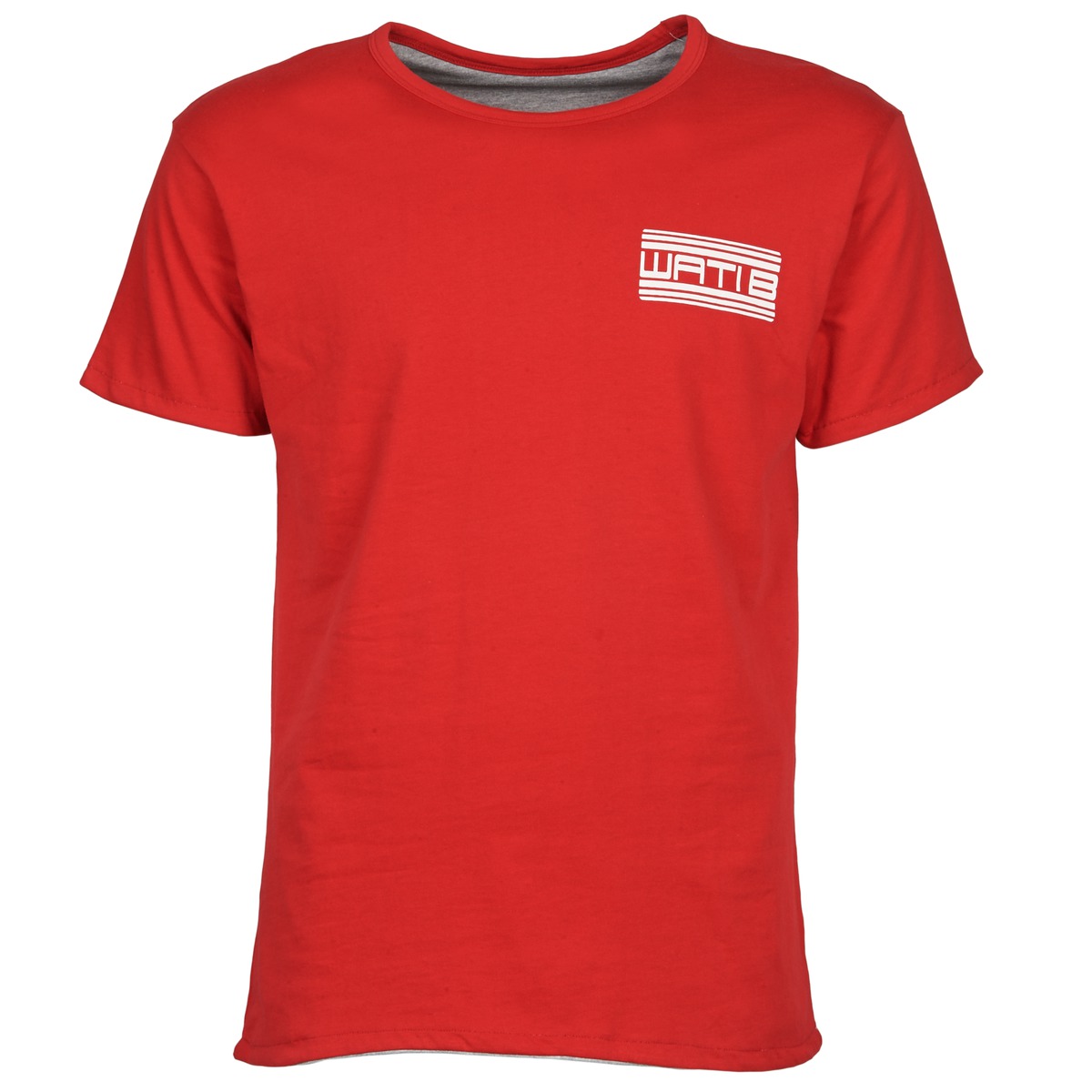 textil Herr T-shirts Wati B WATI CREW Röd