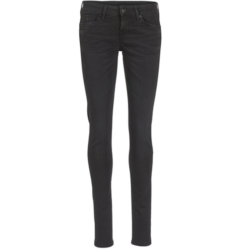 textil Dam Skinny Jeans Pepe jeans SOHO S98 / Svart