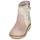 Skor Flickor Boots Citrouille et Compagnie OUGAMO LIBERTY Rosa / Flowercolor