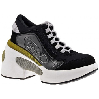 Skor Dam Sneakers Onyx Neon Svart