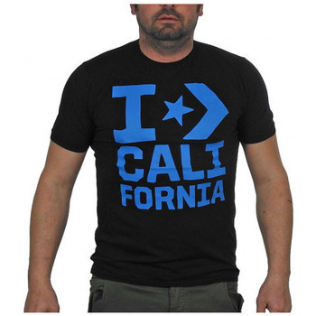 textil Herr T-shirts & Pikétröjor Converse California Svart