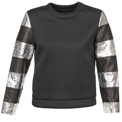 textil Dam Sweatshirts American Retro DOROTHY Svart / Silverfärgad