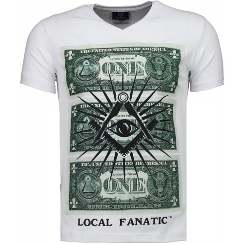 textil Herr T-shirts Local Fanatic  Vit