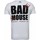 textil Herr T-shirts Local Fanatic Bad Mouse Smoking Rhinestone Vit