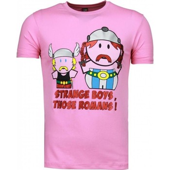 textil Herr T-shirts Local Fanatic Sommarkläder Rosa