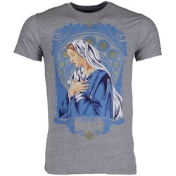 textil Herr T-shirts Local Fanatic Holy Mary Print Grå