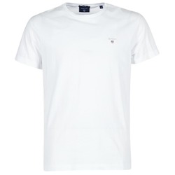 textil Herr T-shirts Gant THE ORIGINAL T-SHIRT Vit