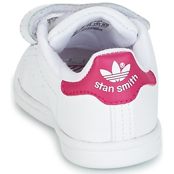 adidas Originals STAN SMITH CF I Vit / Rosa